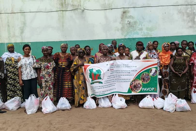 Action sociale : Le Pavop 3 remet des kits alimentaires à 42 familles