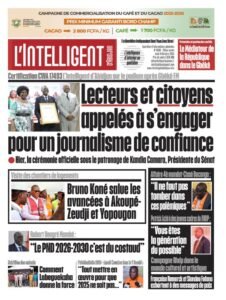 L’Intelligent en PDF:   Certification CWA 17493-L’Intelligent d’Abidjan sur le podium après Gbêkê FM  Lecteurs et citoyens appelés à s’engager pour un journalisme de confiance