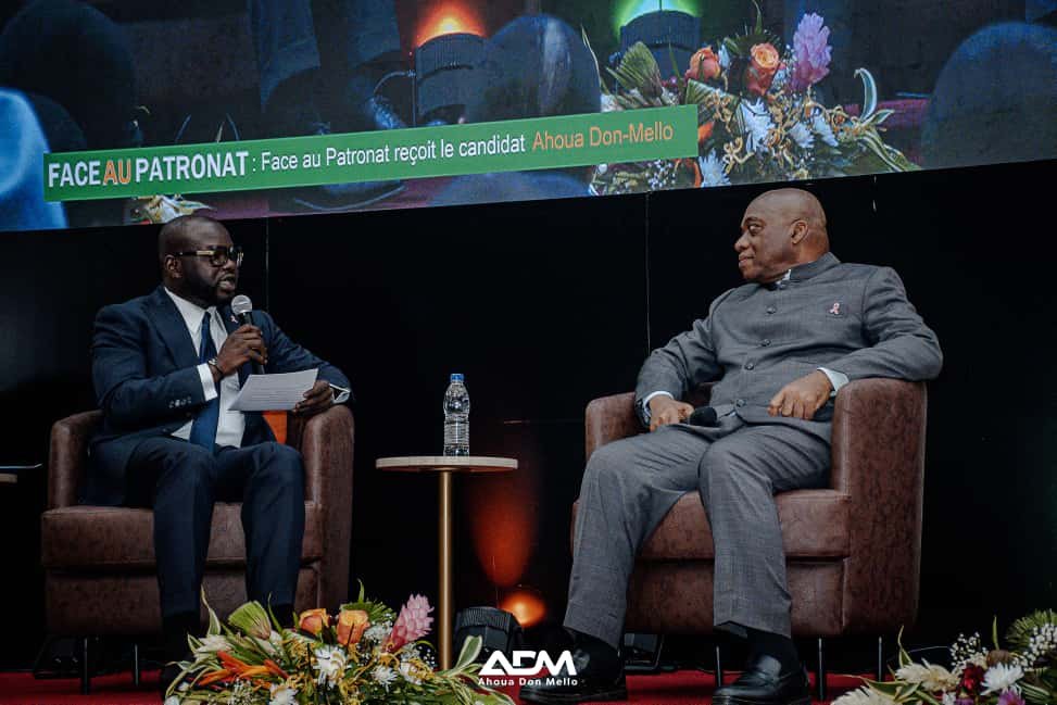 Présidentielle 2025:   Ahoua Don-Mello défend son programme devant le patronat