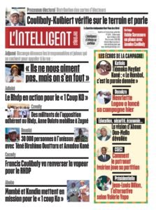 L’Intelligent en PDF:  Distribution des cartes d’électeurs  Coulibaly-Kuibiert vérifie sur le terrain   et parle