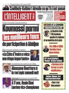 L’Intelligent en PDF:   Victoire du candidat Alassane Ouattara  Koumassi parmi les meilleurs  taux de participation à Abidjan