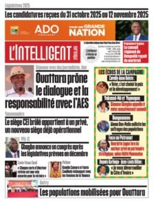 L’Intelligent en PDF           Déjeuner avec des journalistes, hier           Ouattara prône le dialogue      et la responsabilité      avec l’AES