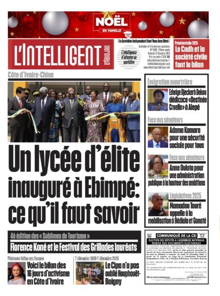 L’Intelligent en PDF: Côte d’Ivoire-Chine Un lycée d’élite inauguré à Ebimpé : ce qu’il faut savoir