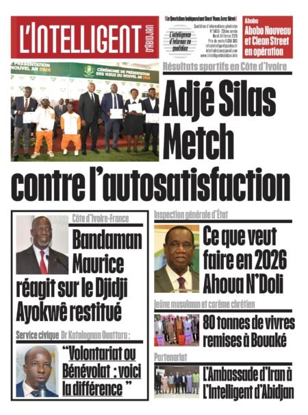 L’Intelligent en PDF: Résultats sportifs en Côte d’Ivoire Adjé Silas Metch contre l’autosatisfaction