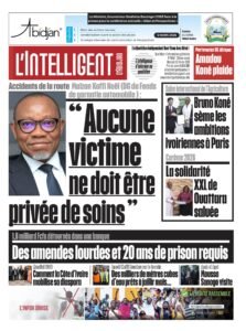 L’Intelligent en PDF: Accidents de la route-Maïzan Koffi Noël (Fonds de garantie automobile) : ” Aucune victime ne doit être privée de soins”