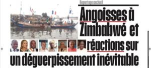 Reportage exclusif: ANGOISSES À ZIMBABWE ET RÉACTIONS SUR UN DÉGUERPISSEMENT INÉVITABLE